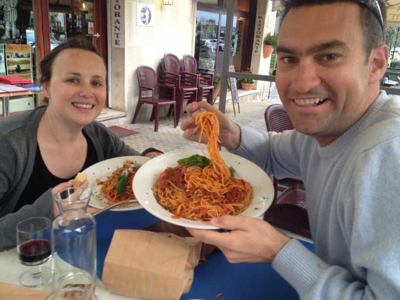Real spaghetti Bolognese in the home of the famous sauce- Bologna!